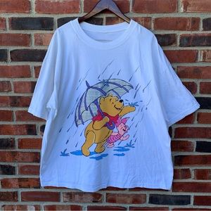 Vintage Winnie the Pooh Umbrella T-Shirt